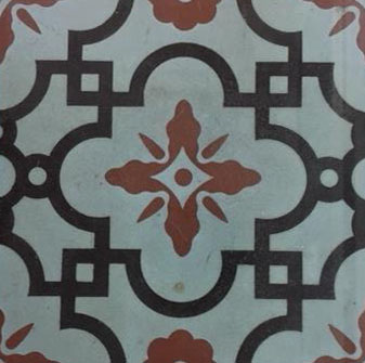 A Godwin tile made in Lugwardine, Herefordshire